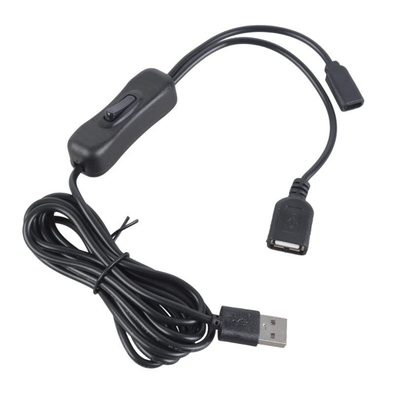 Metal Reinforced USB To Type C With Power Button 3 Size For Daily Use gallery