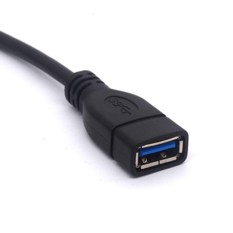 Spiral Coil USB Cable USB 3.0 to Female Extension Cord 1.5 m/3.3 Feet gallery