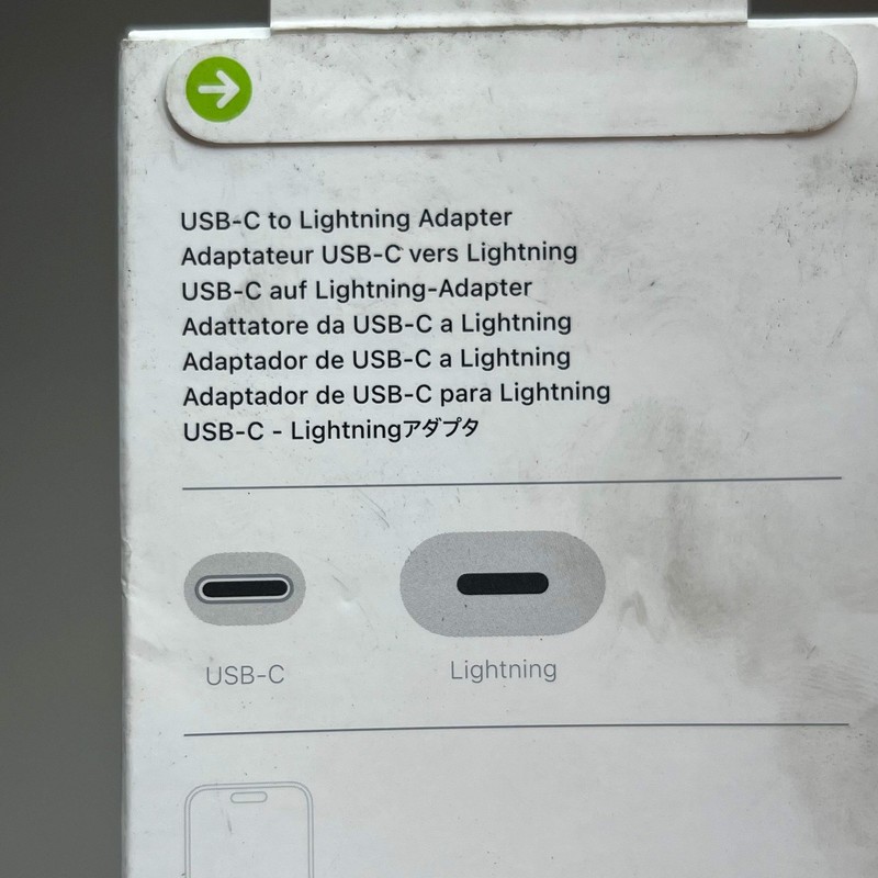 APPLE Fast Charging USB-C To Lightning Adapter 1 Ft White 057-00-2871 (Return) gallery