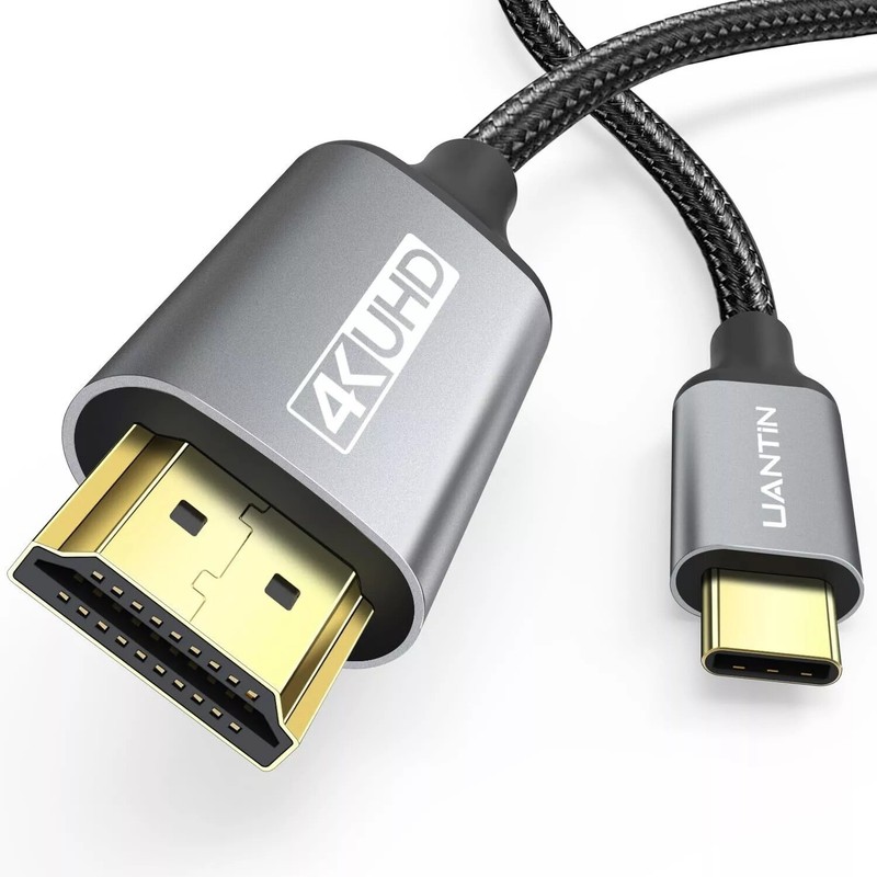 USB C to HDMI Cable 3Ft | 4K High-Speed USB 3.1 Type-C to HDMI Cord [Thunderbolt