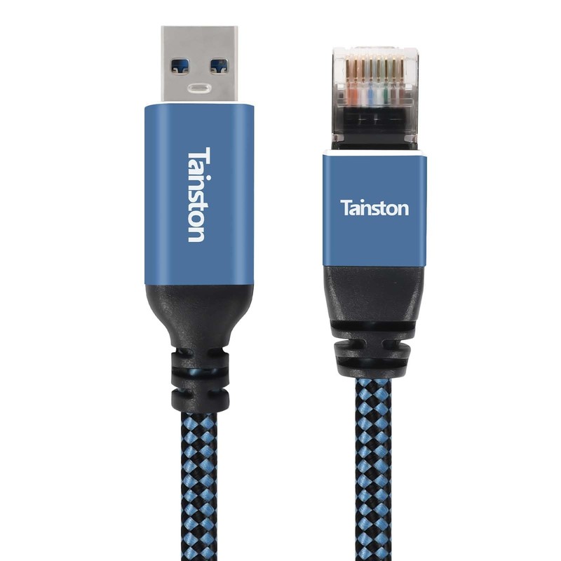 USB to Ethernet Cable 30Ft USB3.0 A to RJ45 CableUSB3.0 A to Gigabit Ethernet…