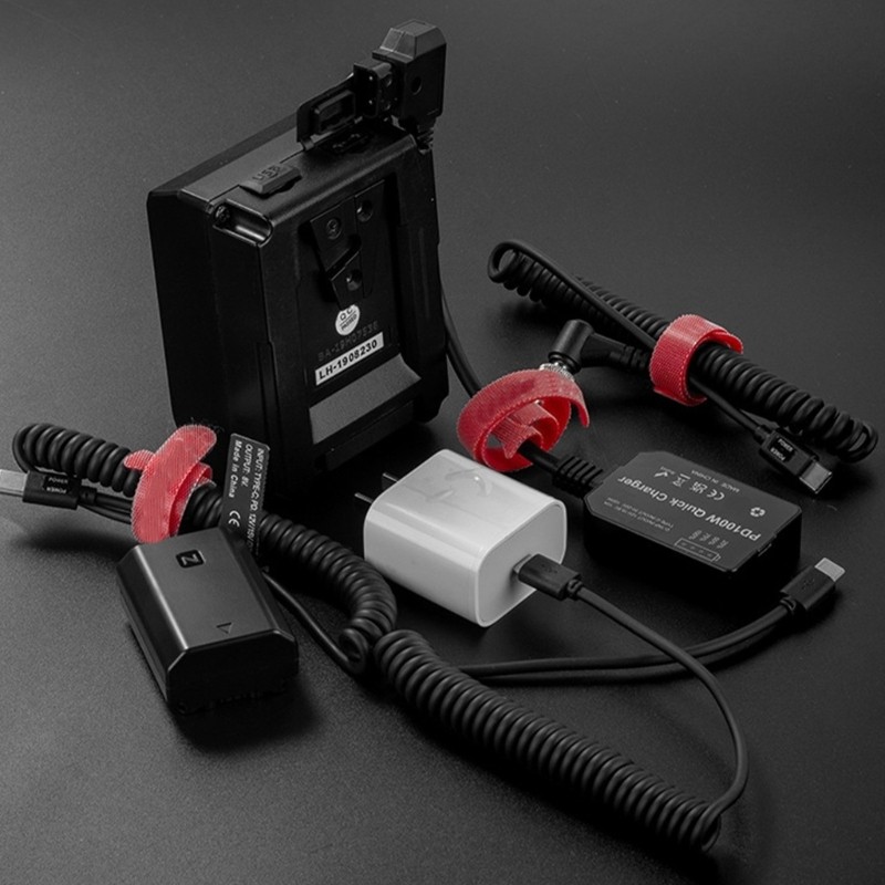 Multi Protocol Supported Type C D-Tap V Mount Battery Adapter for Quick Charging gallery