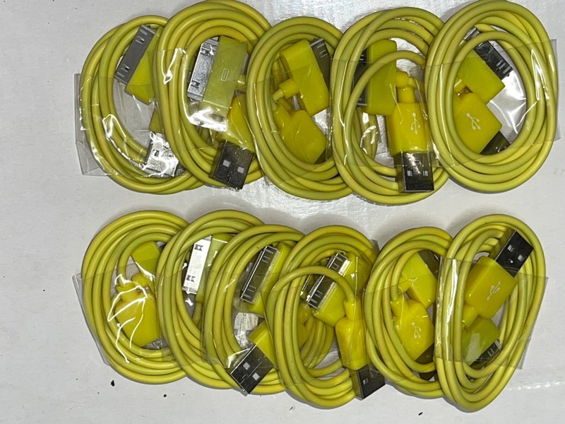 136x Mixed Colors USB Data Sync Charging Cable Cord for iPhone 4 4S 3Gs iPod gallery