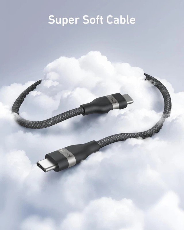 Anker Nano USB C Cable Softline, 240W 3FT Flexible Multi-Color Braided Cord, Fas gallery