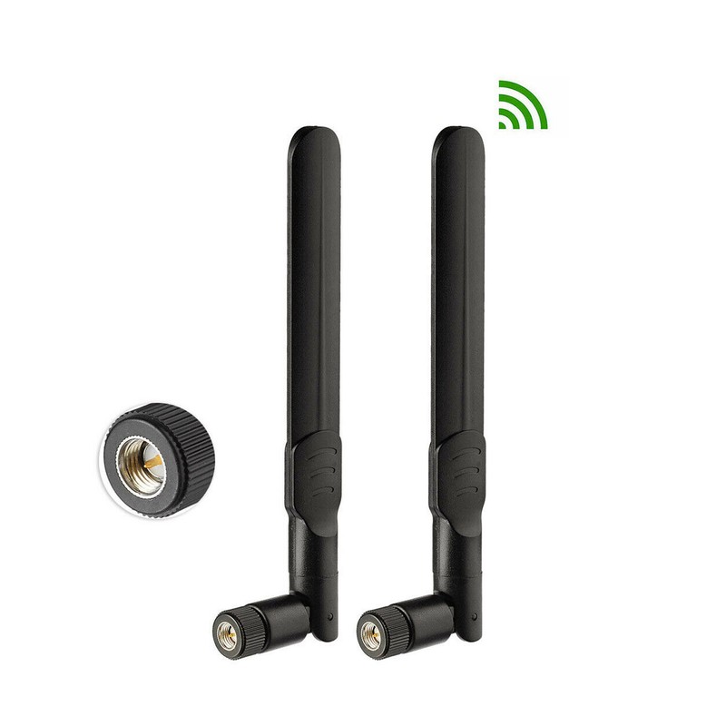 2pcs 8db Gain External Antenna Direct Mount for D-Link DWR-961 4G LTE Router SMA