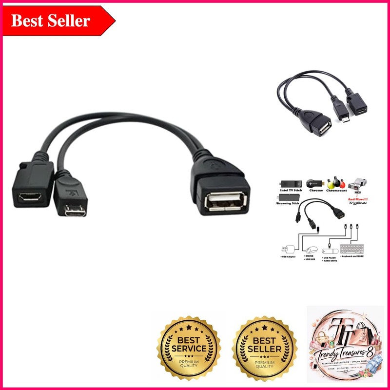 Universal USB OTG Cable for Firesticks, Android & More