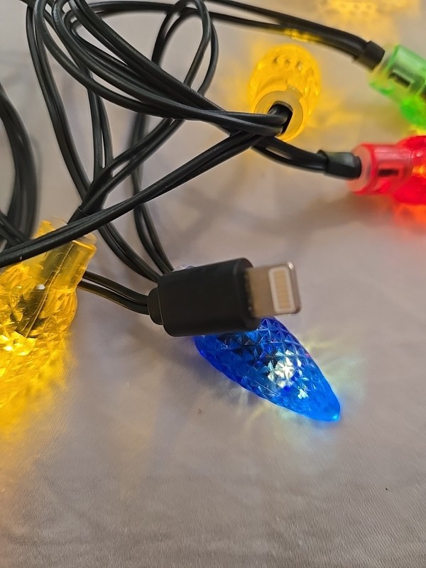 iPhone LED 10 Christmas Light String IPhone Charger USB gallery