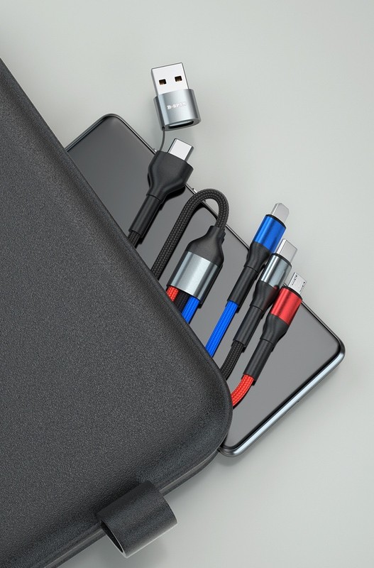 6 in 1 Multi USB fast Charger Charging Cable For iPhone USB TYPE C Android Micro gallery