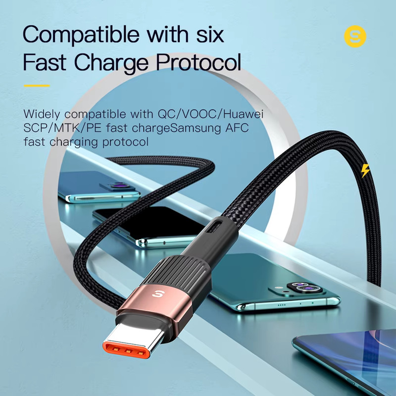 6A USB-C Cable for Huawei P30 Pro, Fast Charging for Samsung & More gallery