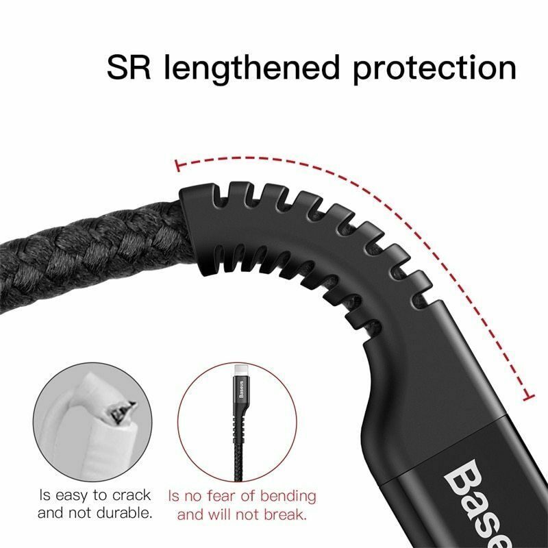 Baseus Coiled Elastic PD20W Data Charging Cable For iPhone 13 12 11 Pro Xs X 8 7 gallery