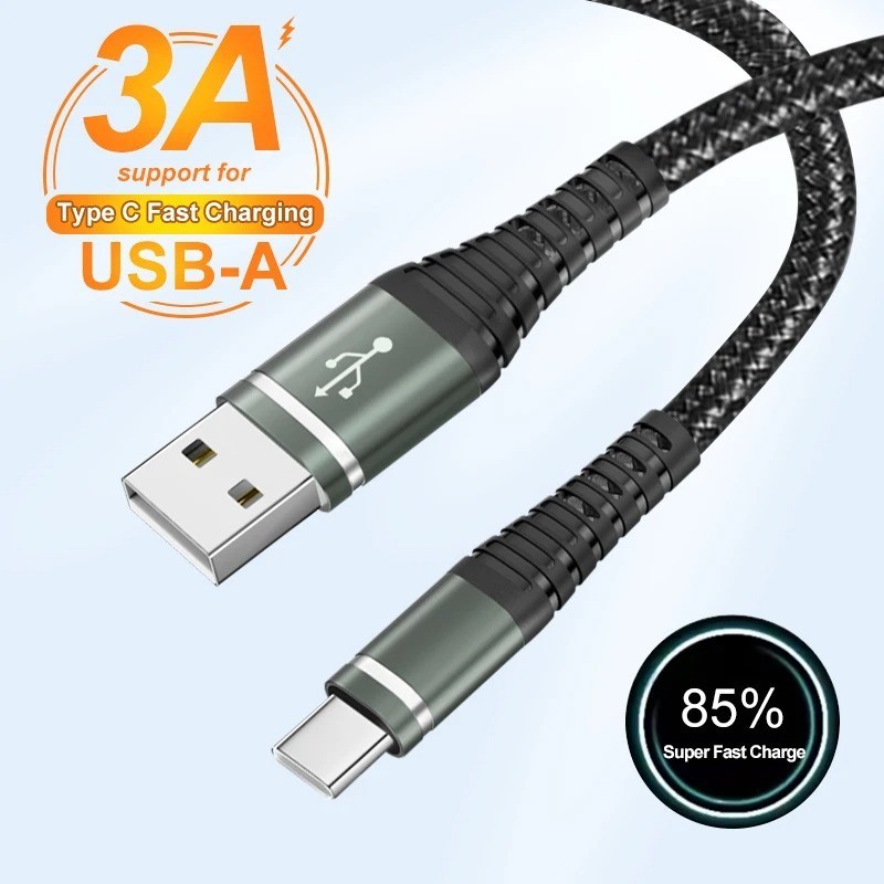 USB C Fast Charging Cable 3A Type C Data Cord for iPhone 17 16 15 Samsung S26 gallery