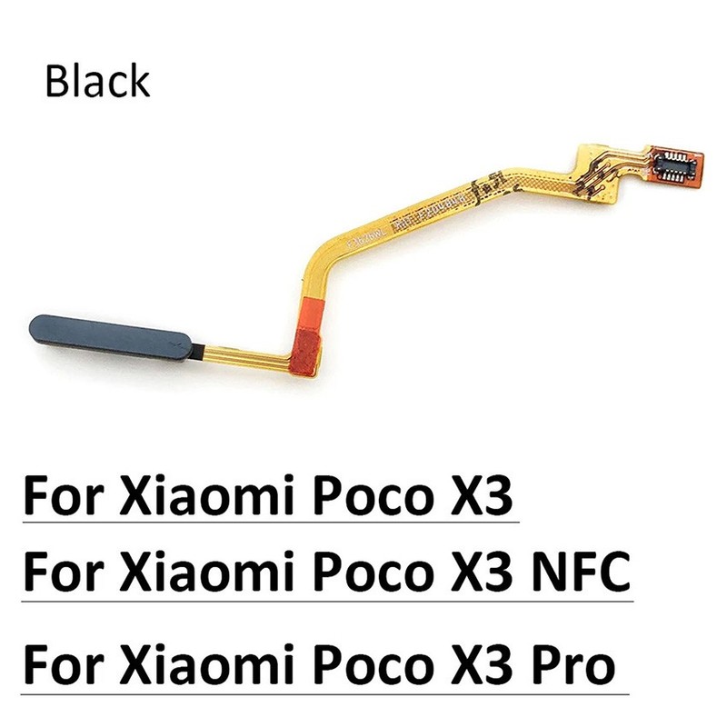 Power Fingerprint Sensor Touch Button Flex Cable For Xiaomi Poco M3 M3 Pro F3 X3 gallery