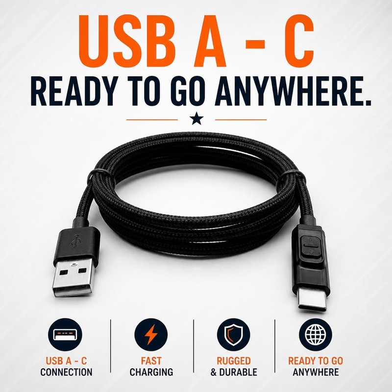 Data Blocker Cable USB-C Switchable Juice Jacking Protection - Physical Secur... gallery