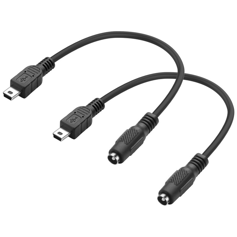 DC 5.5 * 2.1mm to Mini USB Power Adapter Connector Charging Cable DC 5521 Fem…