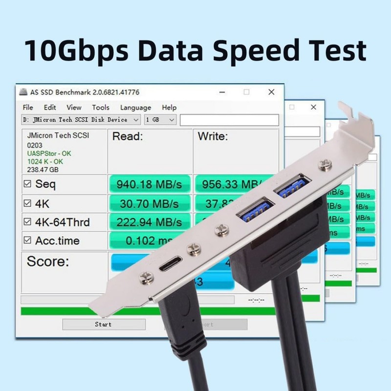 USB 3.0 Front Panel Header 19/20Pin & -to 2 USB 3.0 & USB Female Chassis Back... gallery