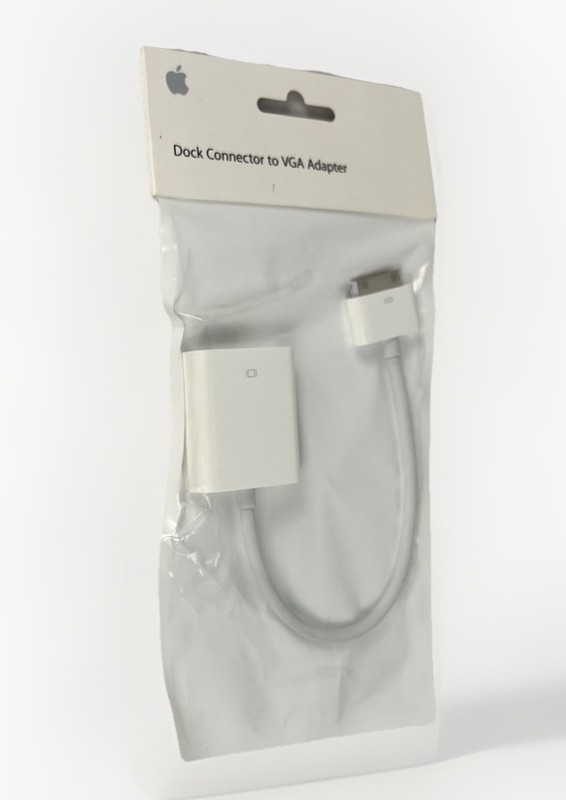 Apple Dock Connector to VGA Adapter A1368 30-Pin iPad iPhone NEW