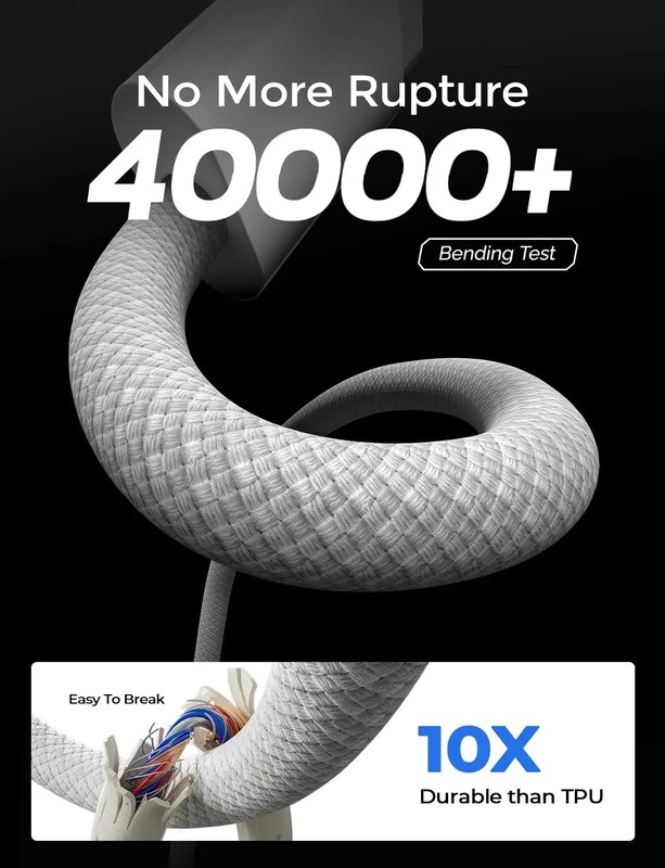 Original NNBILI 60W PD USB-C Fast Charger Cable for iPhone 15–17 Pro Max USA gallery
