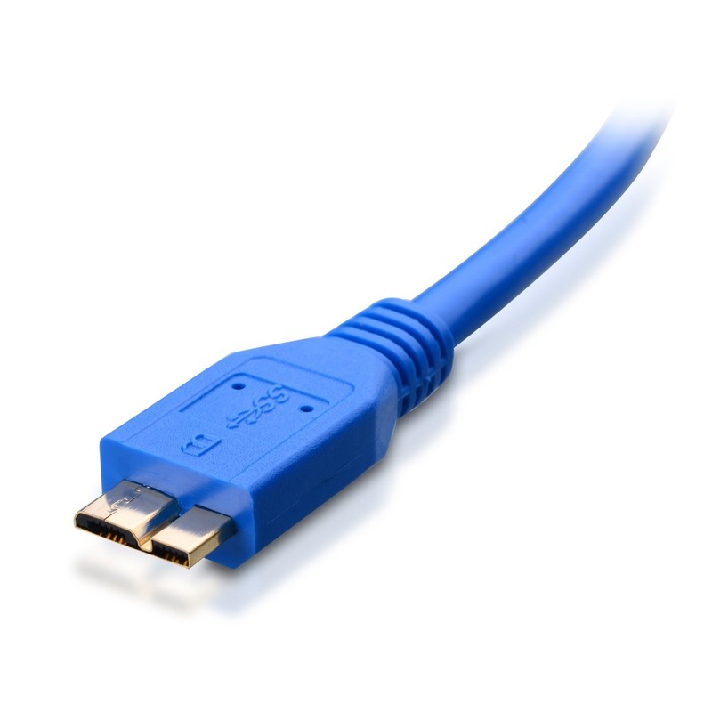 Micro USB 3.0 Fast Charging Data Sync Cable For Samsung Galaxy S5 Note 3 - Blue gallery