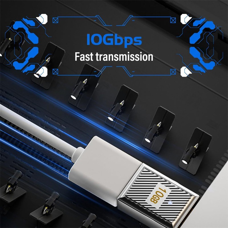 2 Pack C Male to USB 3.0 A Female Charger Converter ，10Gbps USB 3.1 C to USB ... gallery