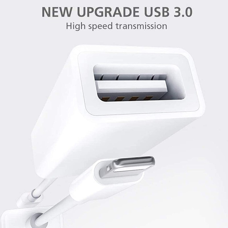 To Camera USB Female OTG Connector Adapter Cable For Apple iPhone iPad iPod lot gallery