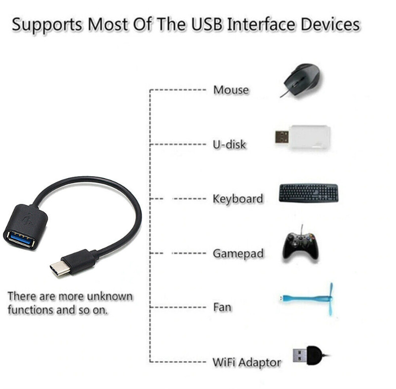 Type C USB-C 3.1 Male To USB 3.0 Type A Female Adapter Converter OTG Cord Cable gallery