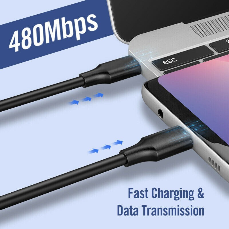 2M Type-C To Type-C Fast Charging Cable For Samsung S22 S23 S24 SONY Google gallery
