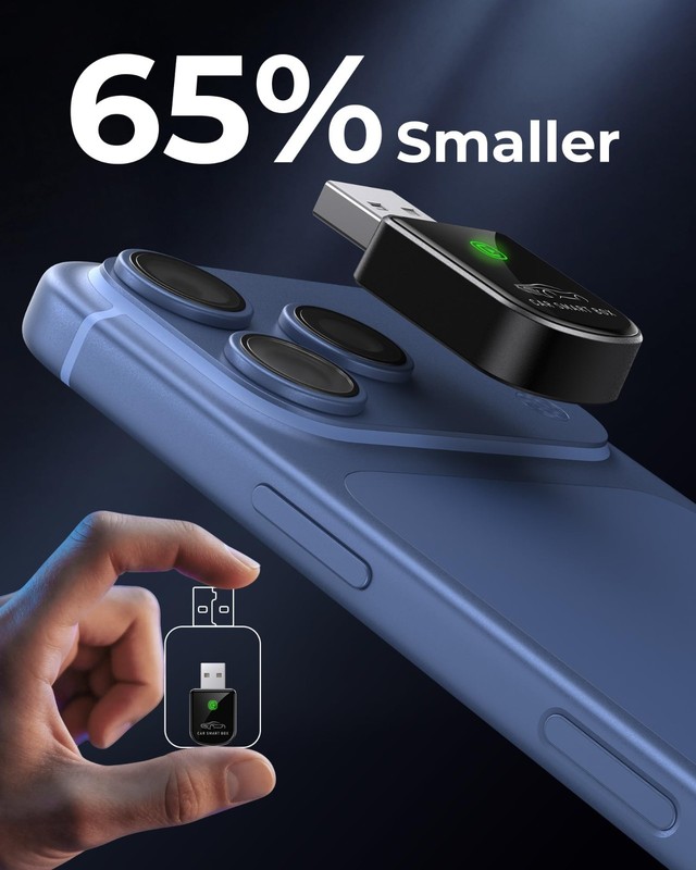 Wireless CarPlay Adapter - Bluetooth Dongle for iPhone, Convert Wired to Wireles gallery
