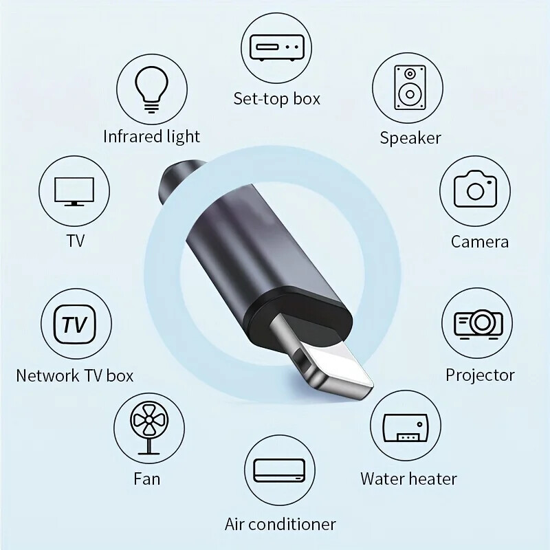 Universal Mini Smartphone IR Remote Controller Adapter ForTV Air Conditioner Fan gallery