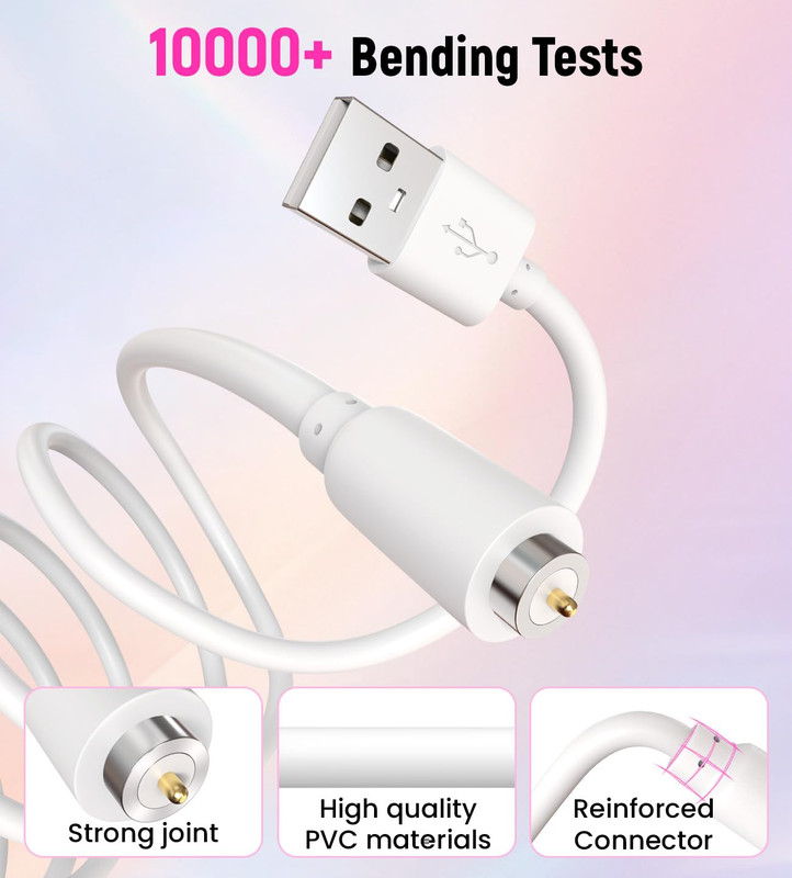 2.7Ft Magnetic USB DC Charger Cable 6Mm Single-Pin Replacement Fast USB gallery