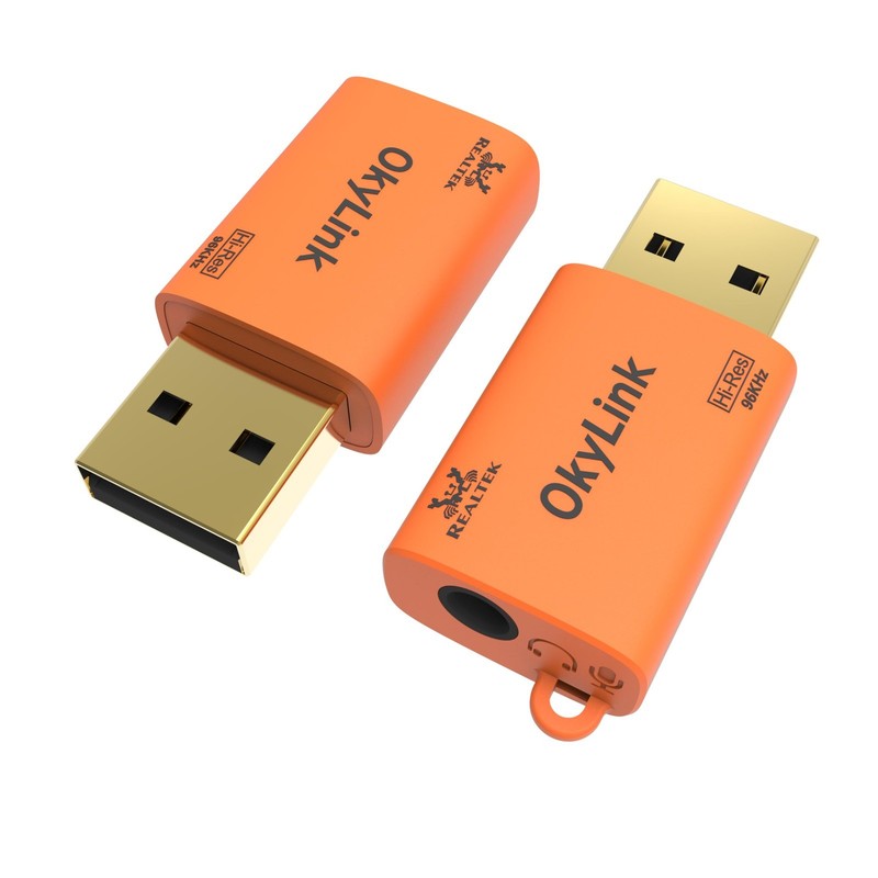 USB to 3.5mm Audio Adapter 2-Pack, Hi-Res DAC 96kHz, Plug & Play, External Sound gallery