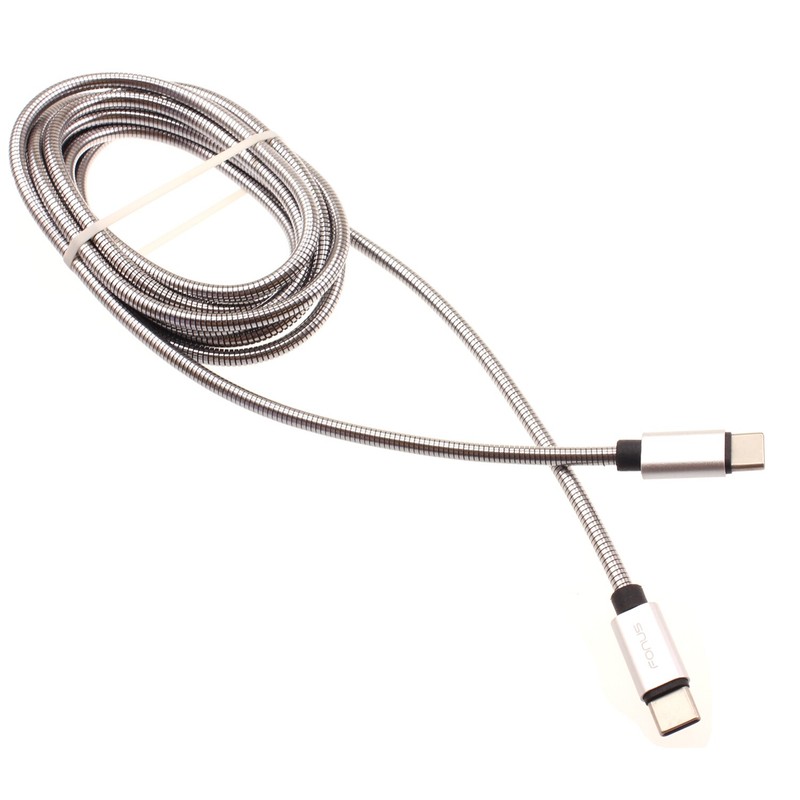 For Samsung Galaxy S25/Ultra/Plus - 6ft Metal PD Cable Type-C to USB-C Charger