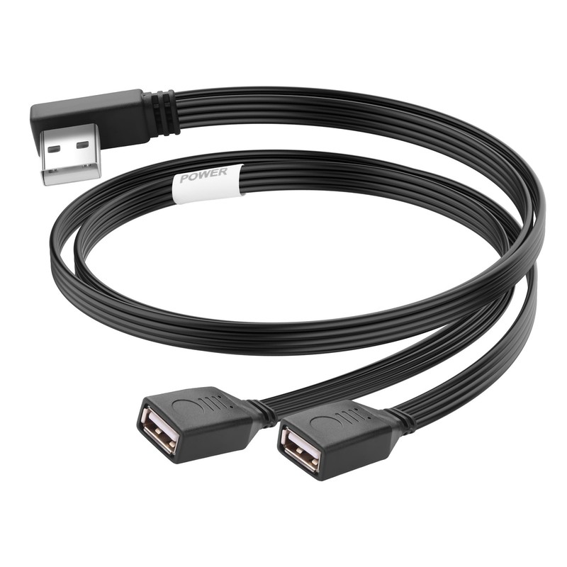 USB 2.0 Y Cable Splitter USB Male to Dual USB Female USB Splitter Adapter Ext…