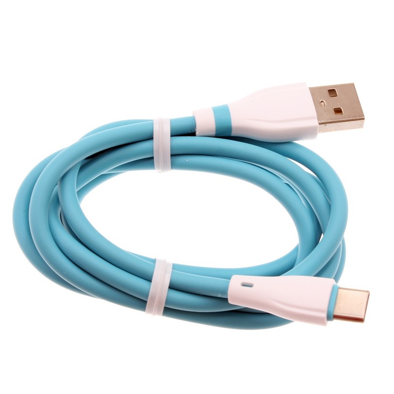 For Galaxy A03S/A04E/A05 Blue 4ft USB-C Cable Charger Cord Power Wire Type-C