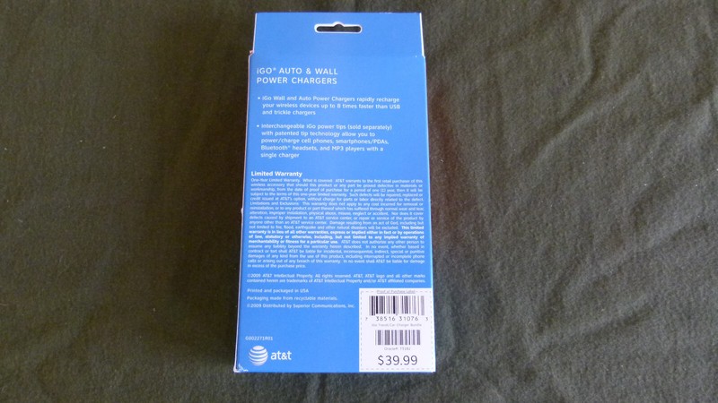 Lot of 12 - AT&T Universal iGo Car Travel Auto & Wall Power Charger gallery