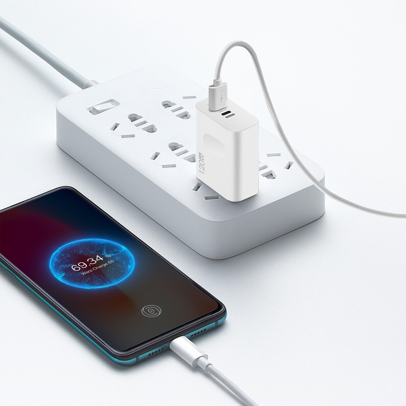 2PCS 120W PD Fast Charger Wall Power Adapter USB A Type C For iPhone 15 14 13 12 gallery