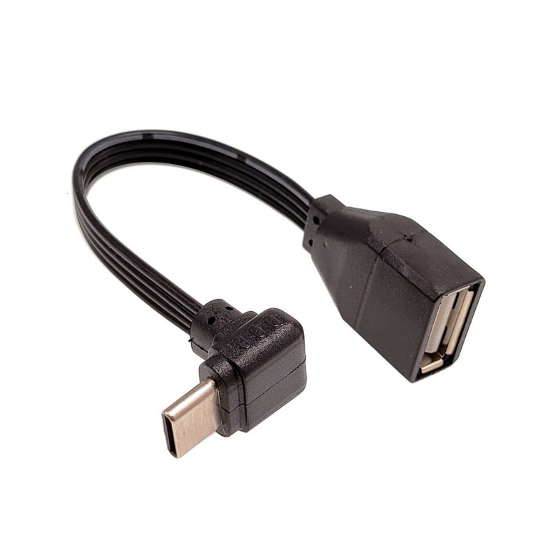 Thin 1.5mm Right Angle/Straight Type C to USB Female OTG Data Transfer Cable gallery