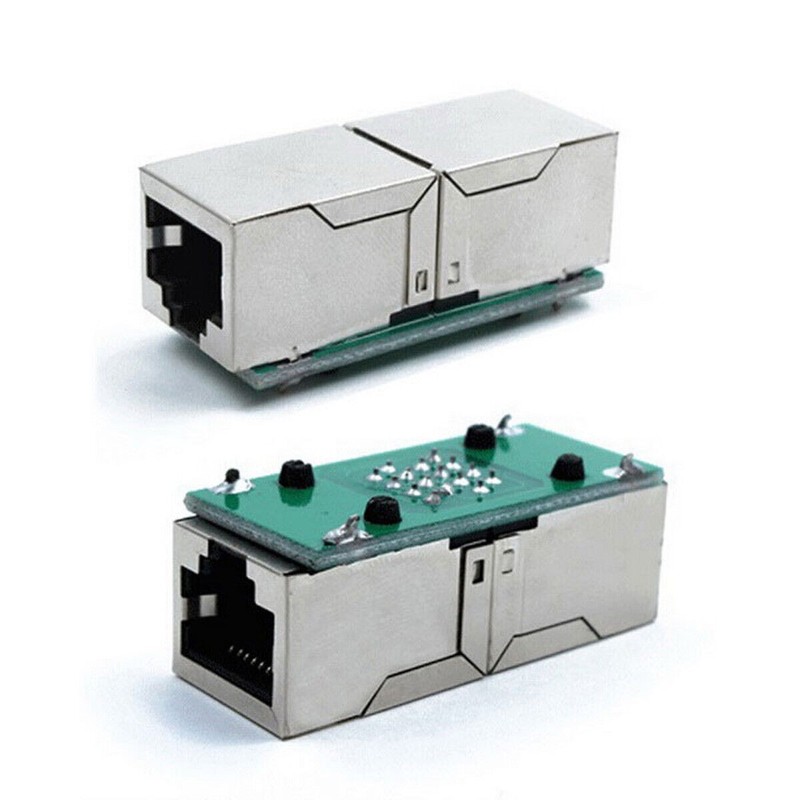 STP CAT6 RJ45 Female to Female Lan Connector Ethernet Network Extension Adapter gallery