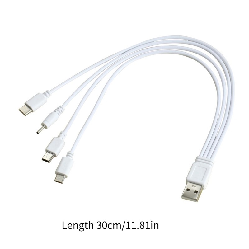 Versatile USB Charging Cable 4 in 1 Cable for Smartphones Tablets & Accessories gallery