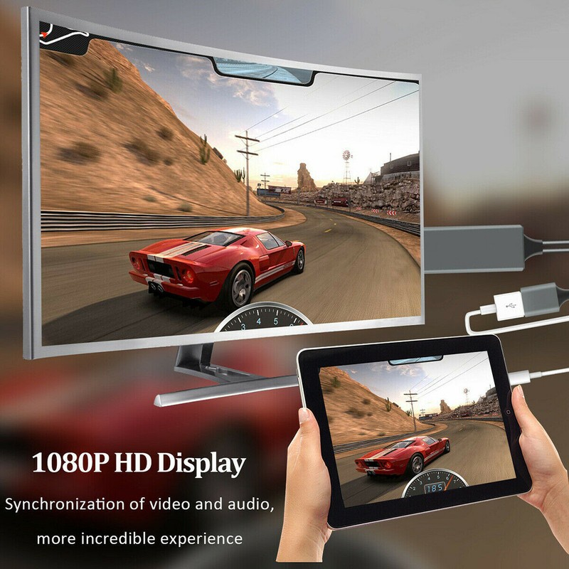 1080P HDMI Mirroring Cable Phone To TV HDTV AV Adapter For iPhone iPad Android gallery
