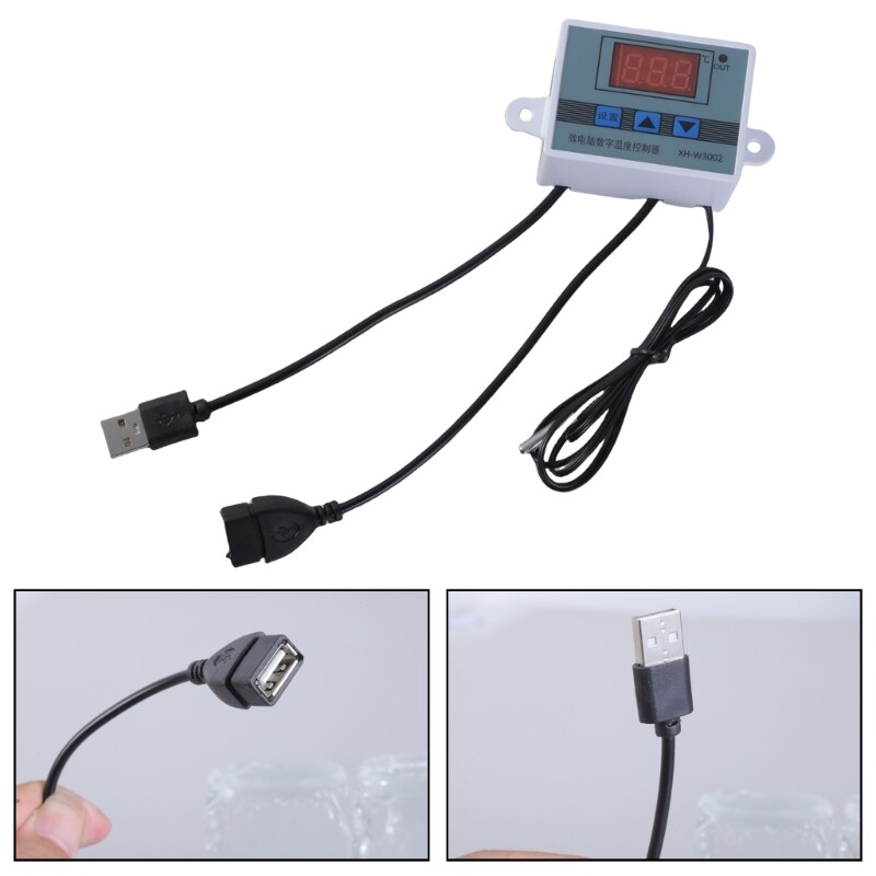 1 Set USB Temperature Control Cable with Probe For Cooling And Blowing Devices gallery