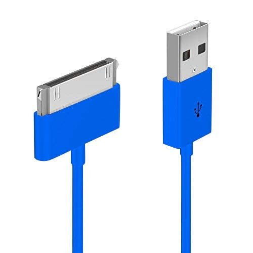 Master Cable Blue Replacement 30-Pin USB Data Sync & Charging Cable for Apple gallery