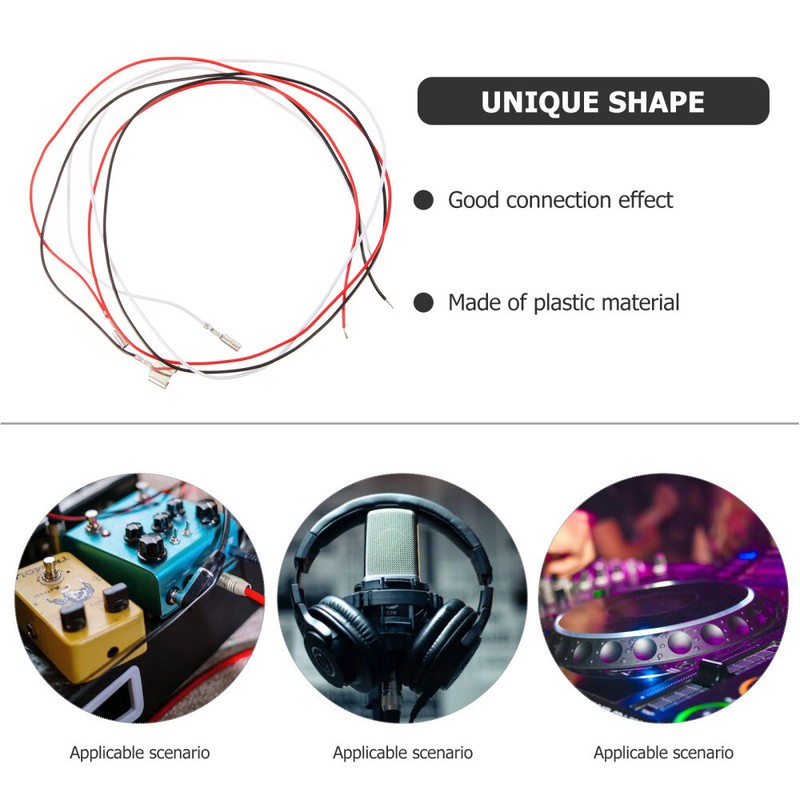 3 Pcs Phono Cable Phonograph Record Player Turntable Wires Accessories gallery