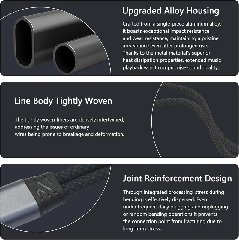 USB C to 3.5mm Headphone Jack and Charger Y Splitter Adapter, 2 in 1 USB Type C gallery