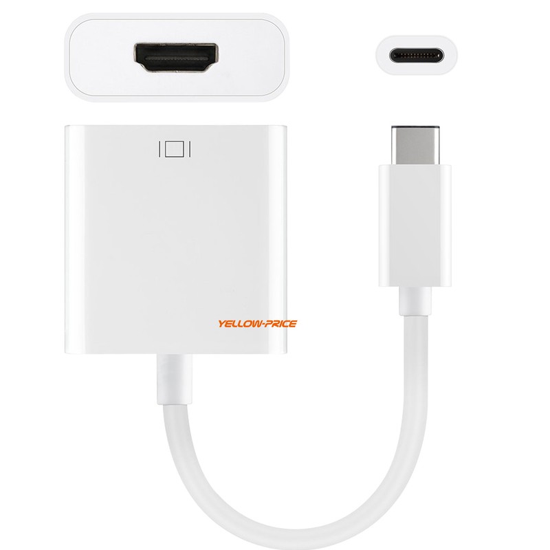 USB Type-C to HDMI Cable [Thunderbolt 3 Compatible] for MacBook, Surface Book 2 gallery