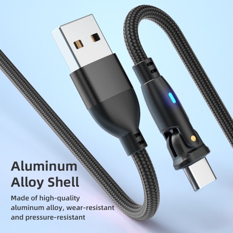Braided USB to USB C Cable for Fast Data Transfer 3A Charging Cord Wire gallery