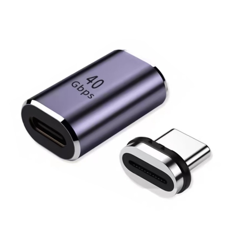 100W Magnetic USB Type-C QC4.0 Fast Charging Adapter Converter Straight kk gallery