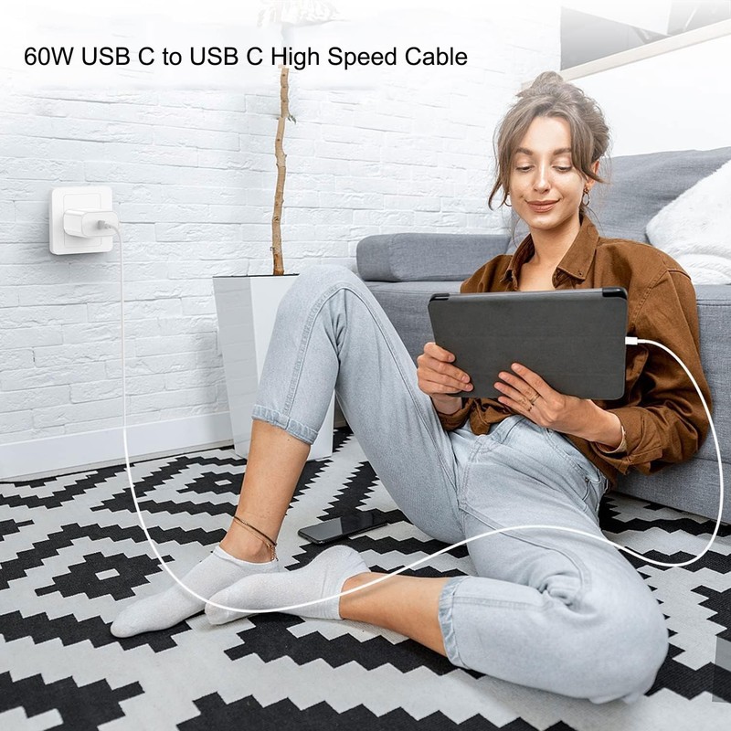 6FT Carplay Charger Cable For iPhone 17 17E 16E Auto Connect USB C White gallery