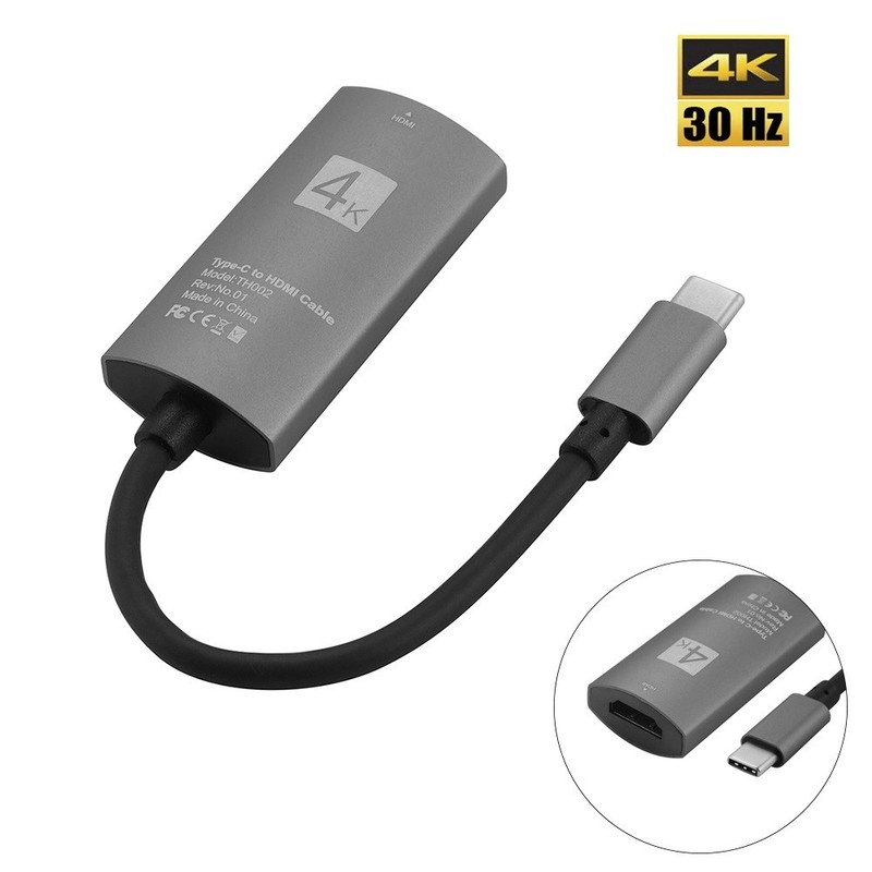 USB3.1 Male to HDMI Female HDTV 4K Adapter Cable For Motorola edge 30 pro Ultra gallery