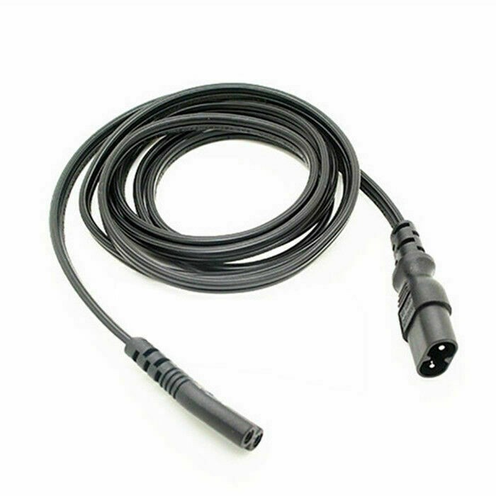 Chenyang IEC-60320 C8 to C7 Receptacle Male to Female Extension Power Cable
