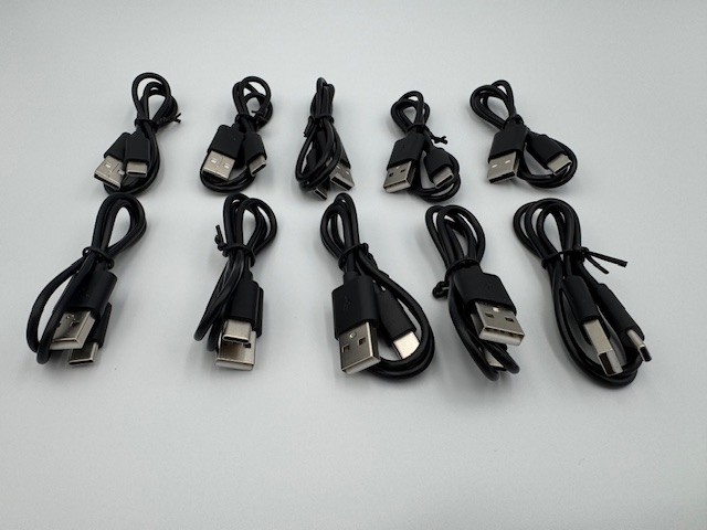 18″ USB‑C 3.1 Type‑C to USB 3.0 Type‑A Fast Charging Data Sync Cable-Pack of 100